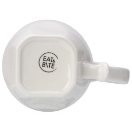 Кофейная пара с бамбуковым блюдцем "Mandy", белый (Р)