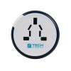 Адаптер с 2-умя USB-портами для зарядки Travel Blue Twist & Slide Adaptor голубой/белый