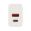 Сетевое зарядное устройство c выходами USB-A и USB-C «Recharger Pro», быстрая зарядка QC/PD, 30 Вт, белый