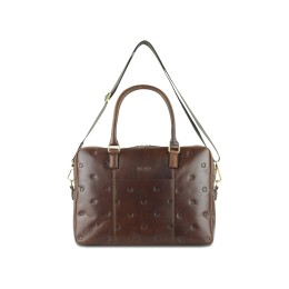 Сумка Mano "Don Leon", натуральная кожа в коричневом цвете, 42 х 30 х 11,5 см