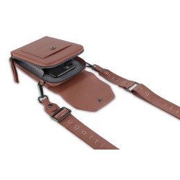 Сумка наплечная BUGATTI АЛМАТА | ALMATA, абрикосовая, полиуретан, 11х4х19 см