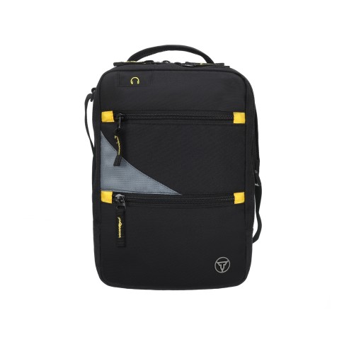 Сумка-планшет TORBER, черный/серый, полиэстер M2, 22 x 9 x 29 см