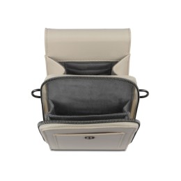 Сумка наплечная BUGATTI АЛМАТА | ALMATA, бежевая, полиуретан, 11х4х19 см