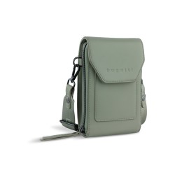 Сумка наплечная BUGATTI АЛМАТА | ALMATA, мятная, полиуретан, 11х4х19 см