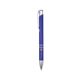 Шариковая ручка Moneta из переработанного алюминия - Ярко-синий