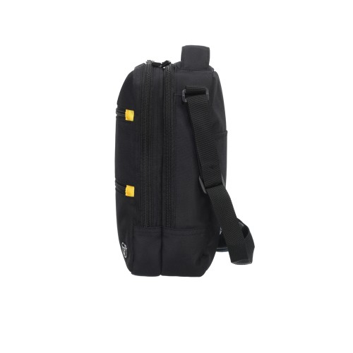 Сумка-планшет TORBER, черный/серый, полиэстер M2, 22 x 9 x 29 см