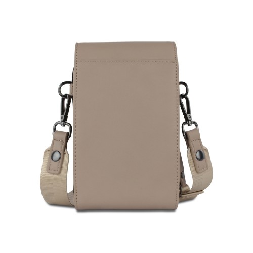 Сумка наплечная BUGATTI АЛМАТА | ALMATA, песочная, полиуретан, 11х4х19 см