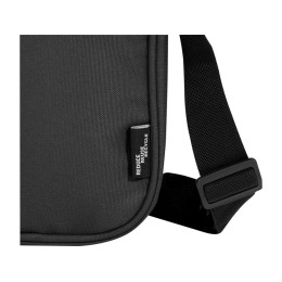 Byron сумка через плечо из переработанных материалов по стандарту GRS объемом 2 л - Черный