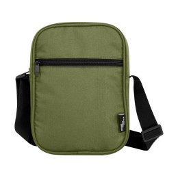 Byron сумка через плечо из переработанных материалов по стандарту GRS объемом 2 л - Оливковый