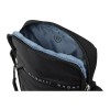 Сумка через плечо BUGATTI БЛАНК ОБЛЕГЧЕННАЯ | BLANC DELIGHT, чёрная, нейлон RPET600D/тарпаулин/полиэстер, 16х4х23 см, 1 л
