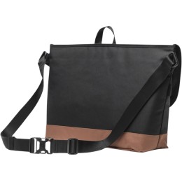 Сумка-мессенджер Herschel Cove из переработанного материала 22,5 л - сплошной черный