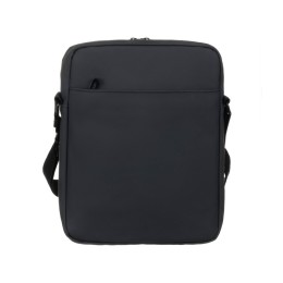 Сумка кросс-боди TORBER, черный/серый, полиуретан, 27 х 21 х 6 см