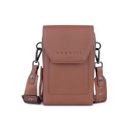 Сумка наплечная BUGATTI АЛМАТА | ALMATA, абрикосовая, полиуретан, 11х4х19 см