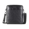 Сумка через плечо Mano "Don Luca", натуральная кожа в черном цвете, 23 х 26,5 х 4,5 см