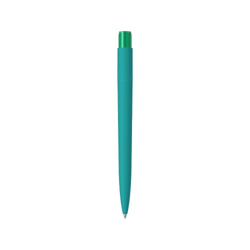 Шариковая ручка "RECYCLED PET PEN PRO K transparent GUM" soft-touch, бирюзовый