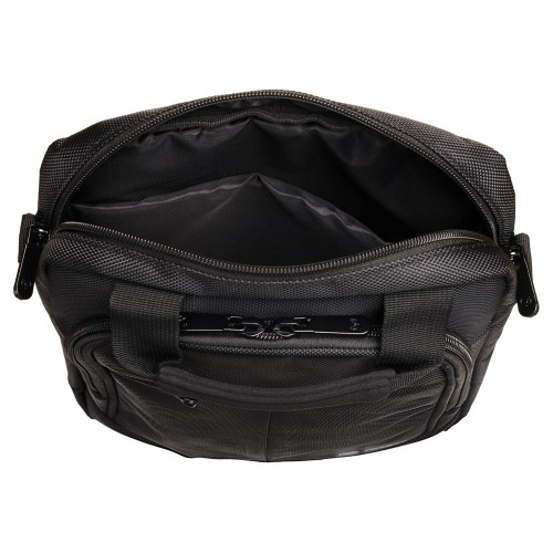 Сумка кросс-боди TORBER, черный, полиэстер, 28 х 22 х 6,5 см