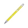 Шариковая ручка Moneta из переработанного алюминия - Желтый