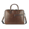Сумка Mano "Don Valentino", натуральная кожа в коричневом цвете, 41,5 х 31 х 10 см