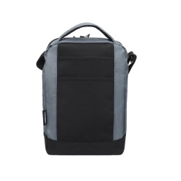 Сумка-планшет TORBER, черный/серый, полиэстер/добби, 22х10х29 см