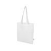 Мадрас Блэнд эко-сумка из переработанного хлопка GRS плотностью 140 г/м² объемом 7 л - Белый
