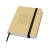 Reed блокнот формата А6 из переработанного материала в твердой обложке с простыми страницами - сплошной черный