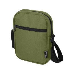 Byron сумка через плечо из переработанных материалов по стандарту GRS объемом 2 л - Оливковый