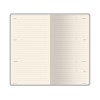 Еженедельник недатированный А6 "Total beige" с нашивкой, бежевый