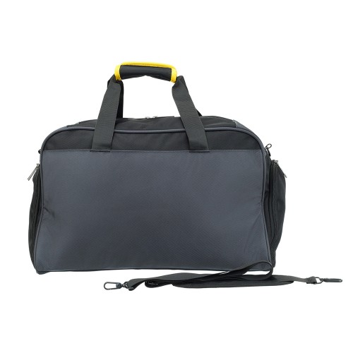Сумка спортивная TORBER, серый, полиэстер, 48 х 24 х 30 см