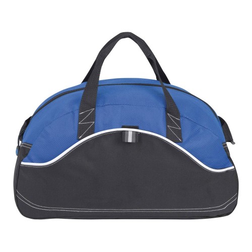 Сумка спортивная "Boomerang", черный/ярко-синий