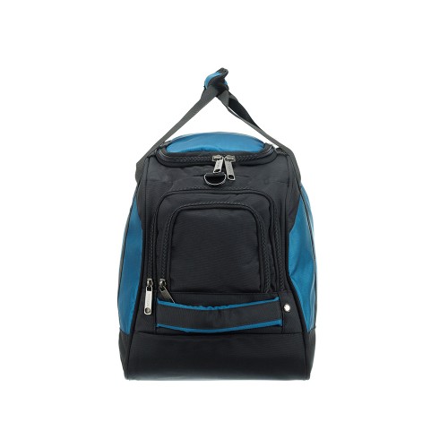 Сумка спортивная TORBER, синий/черный, полиэстер, 52 х 25 х 30 см