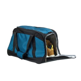 Сумка спортивная TORBER, синий/черный, полиэстер, 52 х 25 х 30 см