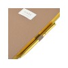 Ежедневник недатированный А5 "Total beige" с нашивкой, бежевый