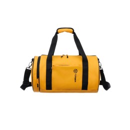 Сумка спортивная TORBER РИТМ, желтая, полиэстер 900D с PU покрытием, 45 х 25 х 25 см