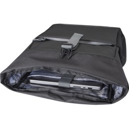 Aqua 15" GRS водонепроницаемая велосумка из переработанных материалов, 20 л - Черный