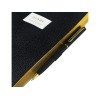 Ежедневник недатированный А5 "Black" с нашивкой, черный