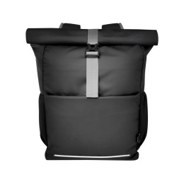 Aqua 15" GRS водонепроницаемая велосумка из переработанных материалов, 20 л - Черный