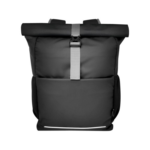 Aqua 15" GRS водонепроницаемая велосумка из переработанных материалов, 20 л - Черный