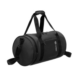 Сумка спортивная TORBER РИТМ, чёрный, полиэстер 900D с PU покрытием, 45 х 25 х 25 см