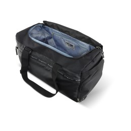 Сумка спортивная BUGATTI БЛАНК ОБЛЕГЧЕННАЯ | BLANC DELIGHT, чёрная, нейлон RPET600D/тарпаулин/полиэстер, 47х23х28 см, 22 л