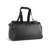 Сумка спортивная BUGATTI БЛАНК ОБЛЕГЧЕННАЯ | BLANC DELIGHT, чёрная, нейлон RPET600D/тарпаулин/полиэстер, 47х23х28 см, 22 л