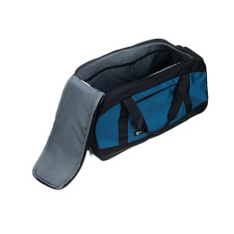 Сумка спортивная TORBER, синий/черный, полиэстер, 52 х 25 х 30 см