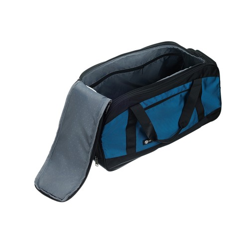 Сумка спортивная TORBER, синий/черный, полиэстер, 52 х 25 х 30 см