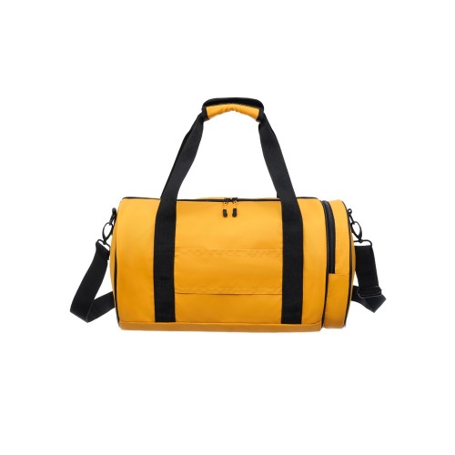 Сумка спортивная TORBER РИТМ, желтая, полиэстер 900D с PU покрытием, 45 х 25 х 25 см