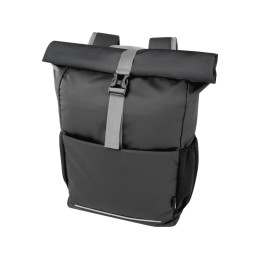 Aqua 15" GRS водонепроницаемая велосумка из переработанных материалов, 20 л - Черный