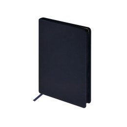 Ежедневник А5 "Megapolis Color" soft-touch, темно-синий navy