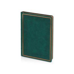 Ежедневник недатированный А4 "Royal", зеленый с бронзовым срезом