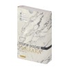 Ежедневник с каменной бумагой недатированный А5 "Carrara", белый