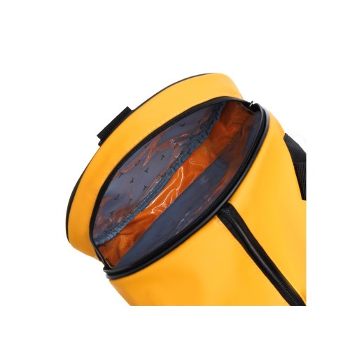 Сумка спортивная TORBER РИТМ, желтая, полиэстер 900D с PU покрытием, 45 х 25 х 25 см