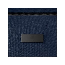 Спортивная сумка Joey из брезента, переработанного по стандарту GRS, объемом 25 л, темно-синий