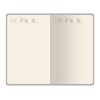 Ежедневник недатированный А5 "Total beige" с нашивкой, бежевый